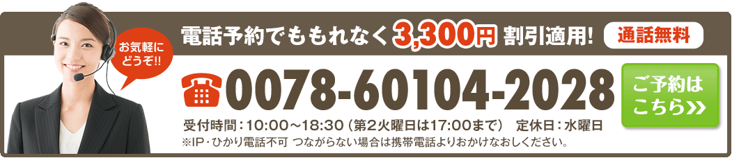 電話で予約する